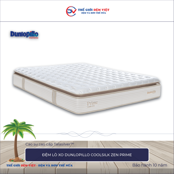 Đệm lò xo Dunlopillo CoolSilk ZEN Prime